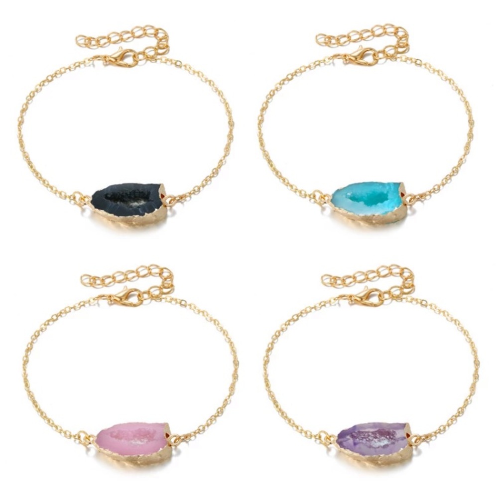 New! Druzy Geode Bracelet